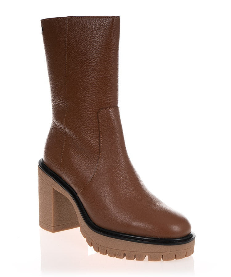 Gioseppo Neidling 67442 Tan Leather Mid Boot