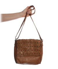 Kompanero Leather Wakely Bag - Taupe