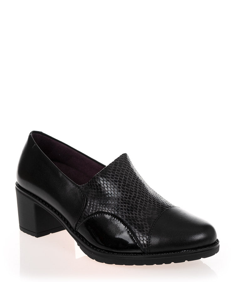 Pitillos 1633 Black Leather Shoe